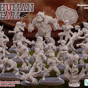 Human Team Fantasy Football 20 models+