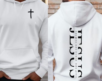 Jesus ist der Weg, die Wahrheit, das Leben, religiöser christlicher Hoodie, Geschenk für Männer Frauen, inspirierender Glaube, Unisex Sweatshirt, motivierend