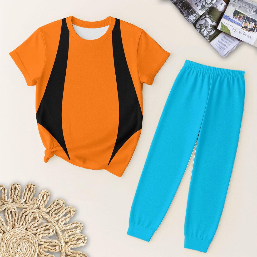 Character Student Pyjamas Cartoon Characters Cosplay Pajamas Set for Kids Adults, Cute Sleepwear ...
