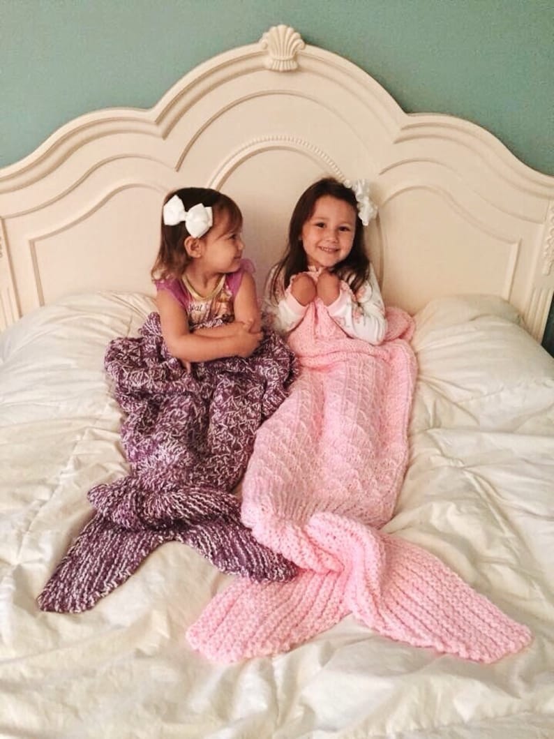Mermaid Tail Lap Blanket Etsy