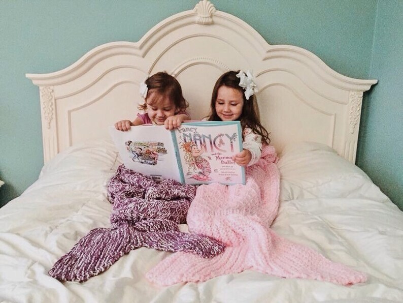 Mermaid Tail Lap Blanket Etsy