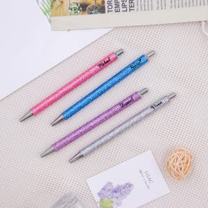 Personalized Glitter Pen,Custom Glitter Pen,Exquisite Custom Pen,Perfect Gift for Girls,Sparkly Pen Bachelorette Party Gift