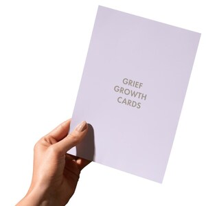 Digital Grief Healing Cards: 50 Daily Affirmations for Loss Recovery & Emotional Growth Journey