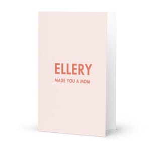carte personnalisée « Vous avez fait une maman » | Fête des mères, perte d'un bébé, soutien en cas de deuil