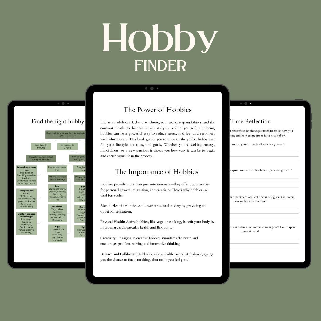 My Hobby Guide Example Discover New Passions: Beginner's Guide to Fun & Creative Hobbies for ...