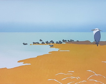 The Estuary - Original Hand-Pulled Screen Print