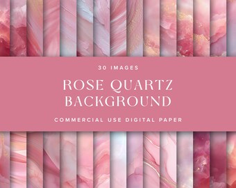 Rosenquarz Texture Papier: Zartrosa Kristall als Hintergrund (JPEG Download)