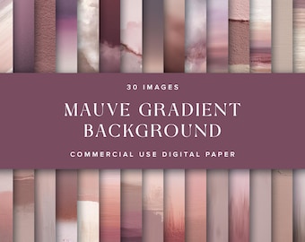 Mauve Gradient Digital Paper - Modern Abstract Backgrounds (Digital Download)