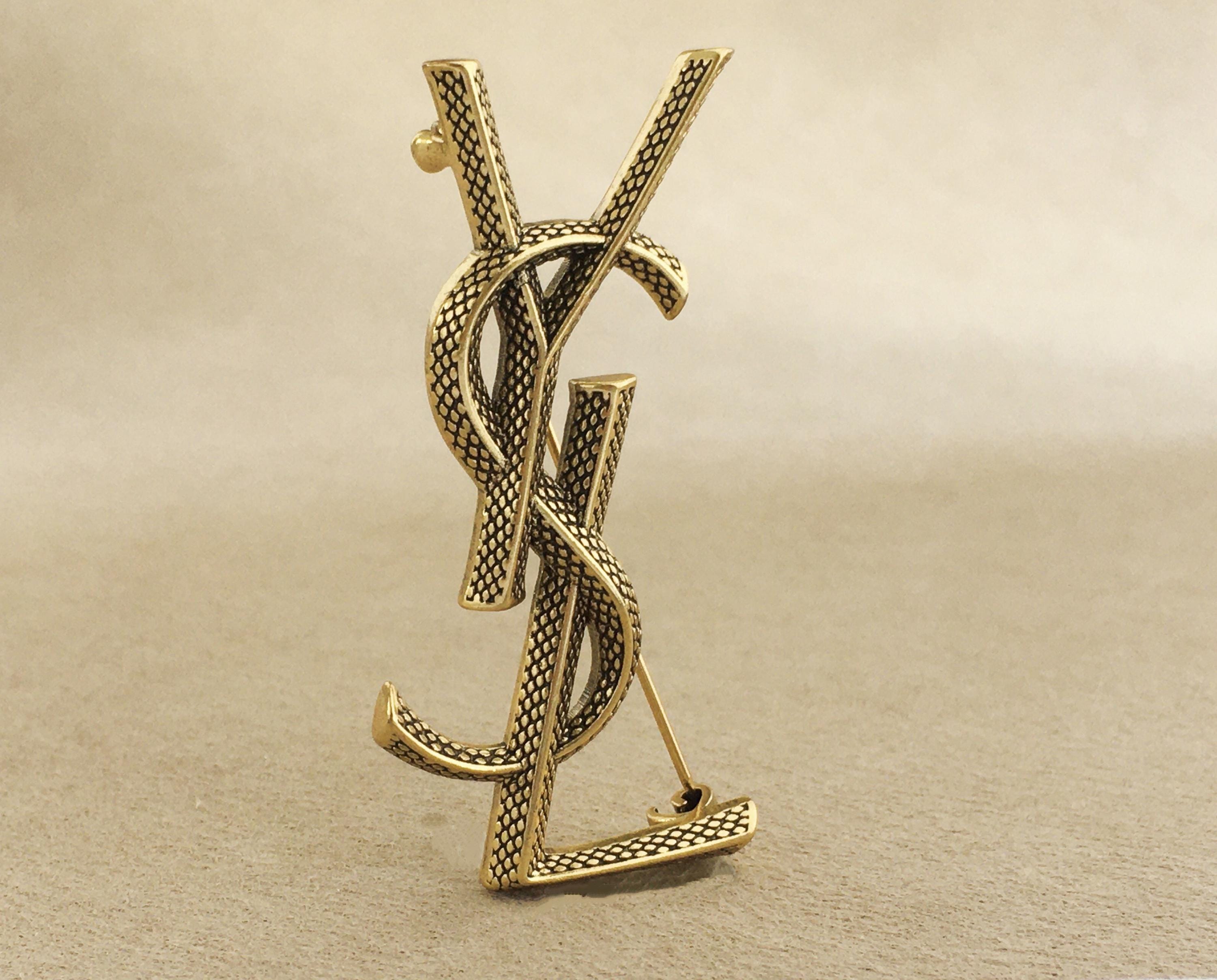 Authentic Ysl Brooch - Etsy