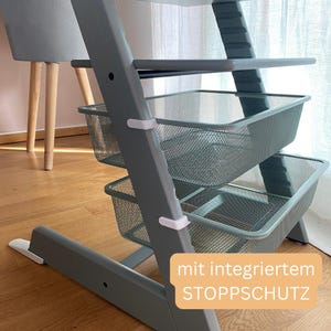Adapter for Stokke Tripp Trapp I Trofast mesh baskets I Tripp Trapp accessories I Stokke I Children&#39;s room I Baby equipment