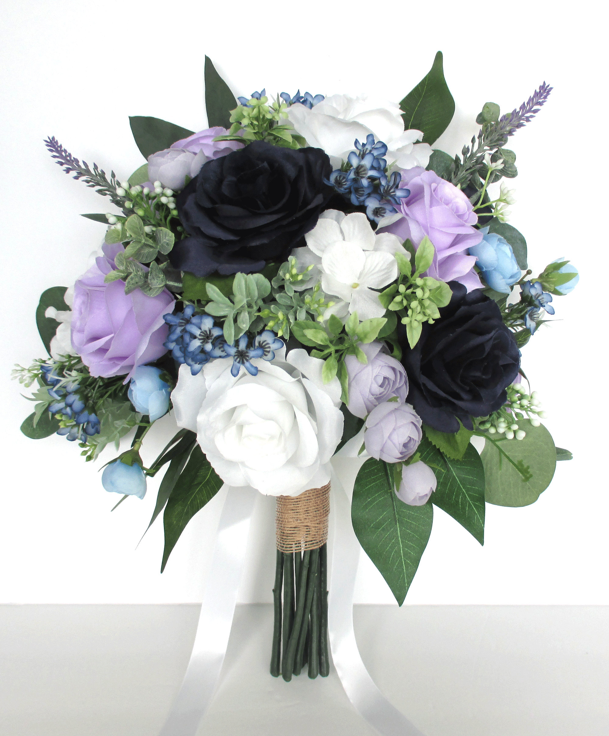 lavender and white wedding flowers