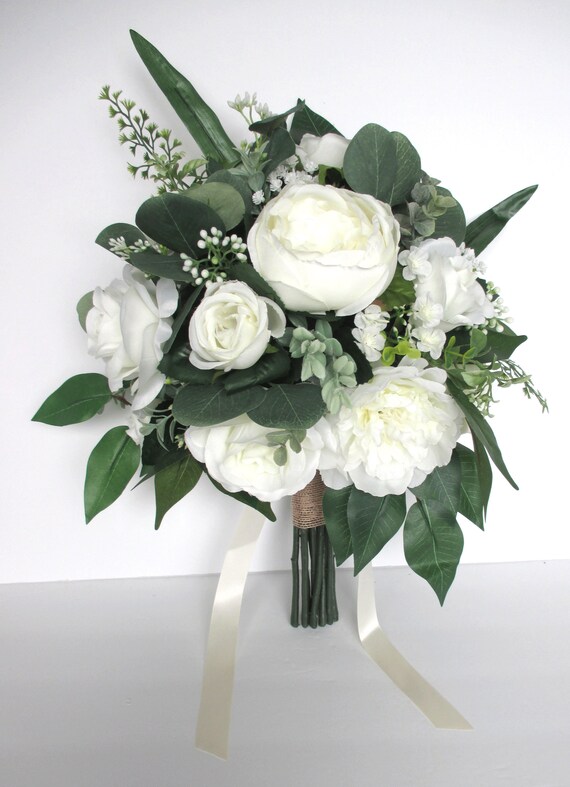 Mariée demoiselles d'honneur nº soie ivoire fleur rose mariage bouquet de roses posy Mariée demoiselles d'honneur nº soie ivoire fleur rose mariage bouquet de roses posy