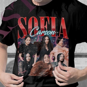 Sofia Carson Vintage Style Tee: 90s Retro Fan Shirt T-Shirt Sweatshirt S-5XL 100% Cotton