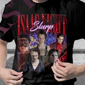 ISAAC NIGHT-skjorta Slurp Tee Owen Painter T-shirt Wednesday Anpassad skjorta Unisex 100% bomull