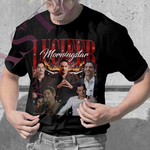 LUCIFER MORNINGSTAR-shirt Tom Ellis T-shirt Hell's Ruler Tee Unisex Fallen Angel Lucifer-sweatshirt