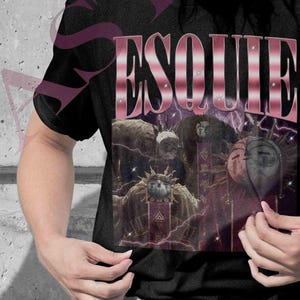 ESQUIE Camisa Clair Obscur Expedition 33 Esquie Retro Camiseta Unisex