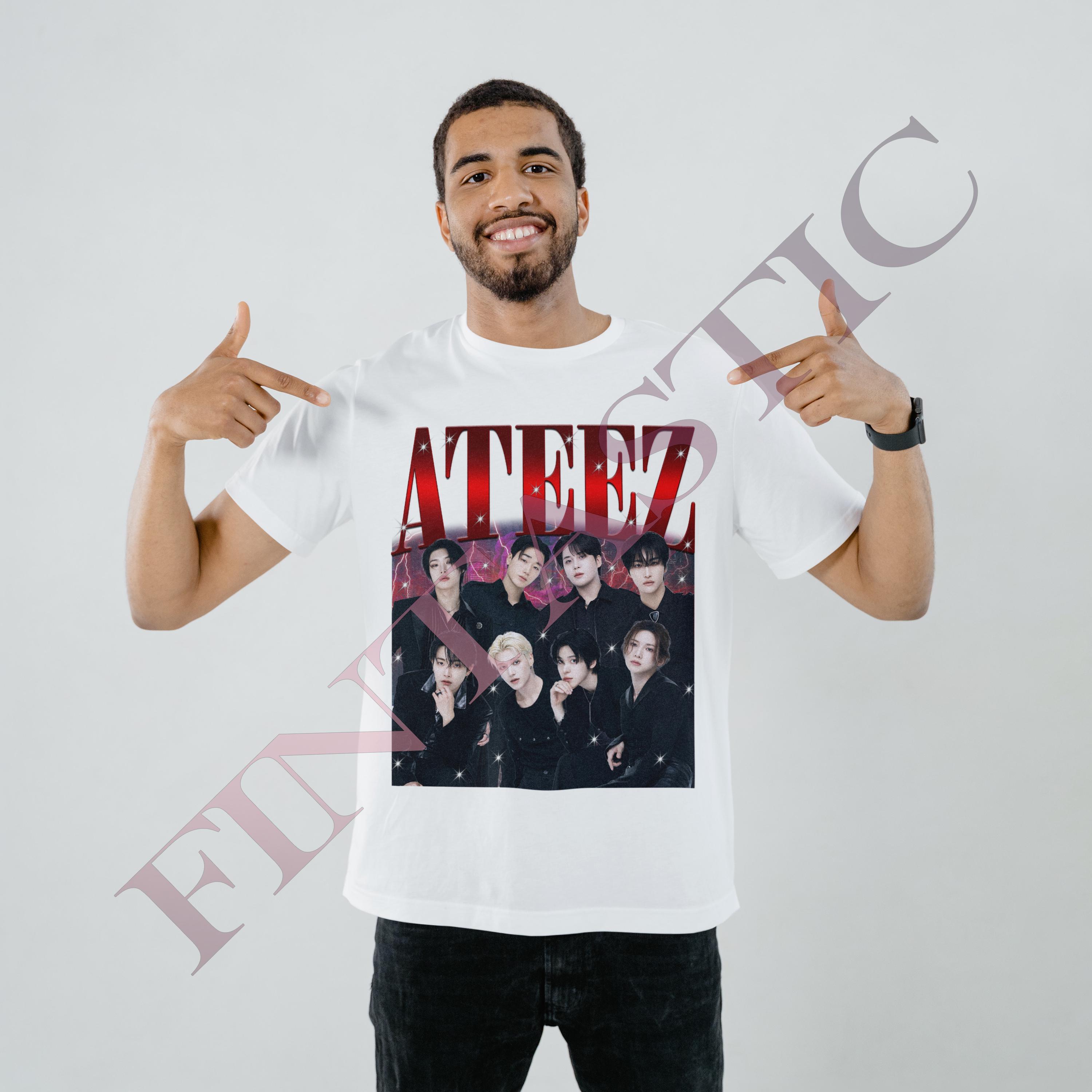 ATEEZ Shirt Ashes to Light Black Unisex Sweatshirt S-5XL 100
