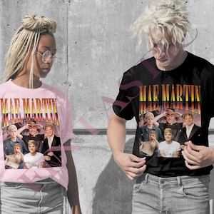 MAE MARTIN Shirt Comfort Color T-shirt Unisex Alex Dempley gesigneerd sweatshirt S-5XL