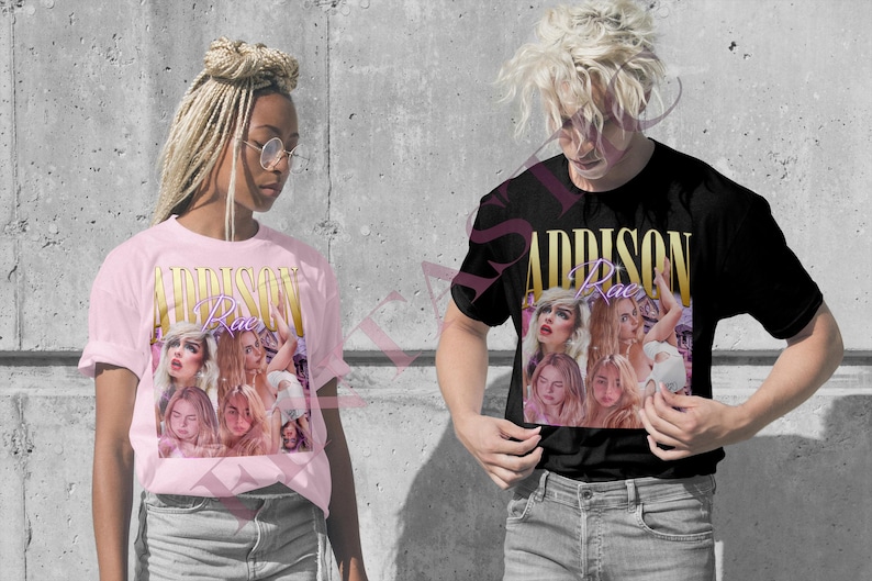 ADDISON RAE Vintage Unisex Shirt: Dance Hip Hop Influencer T-shirt ...