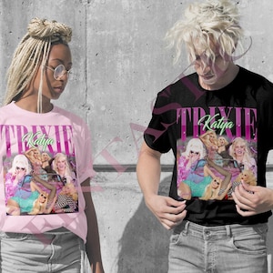 Retro Trixie & Katya Shirt: 90s Inspired Drag Queen T-Shirt S-5XL 100% Cotton Sweatshirt