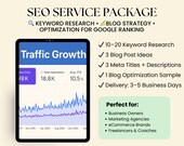 SEO Service Package: Keyword Research, Content Plan & Blog Optimization