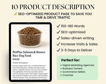 SEO Product Description Writing Service: E-commerce Content Marketing