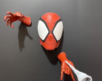 Spiderman Head  Collectable Magnet Hand-Painted | Spiderman Statue  | Magnet Gift
