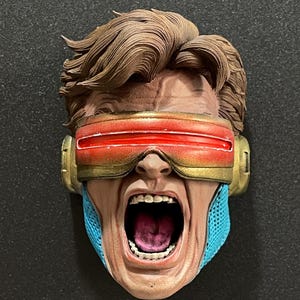Cyclops Head Collectible Magnet Hand-Painted | X-Men Collection