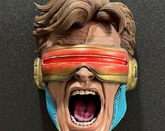 Cyclops Head Collectible Magnet Hand-Painted | X-Men Collection