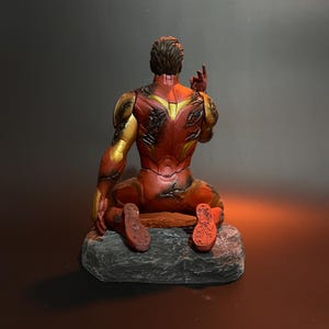 Ironman Sammler Statue Handbemalt | Wunderbare Figur | Besonderes Tag Geschenk | Toni Stark | Rächer Figur Bild 4