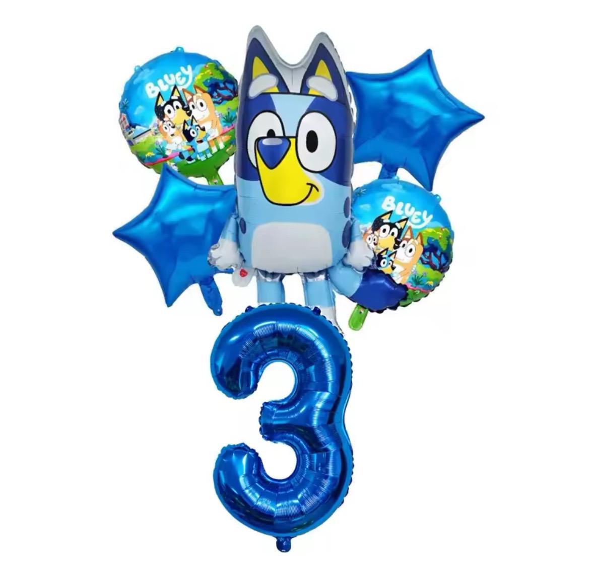 Bluey Birthday Balloons