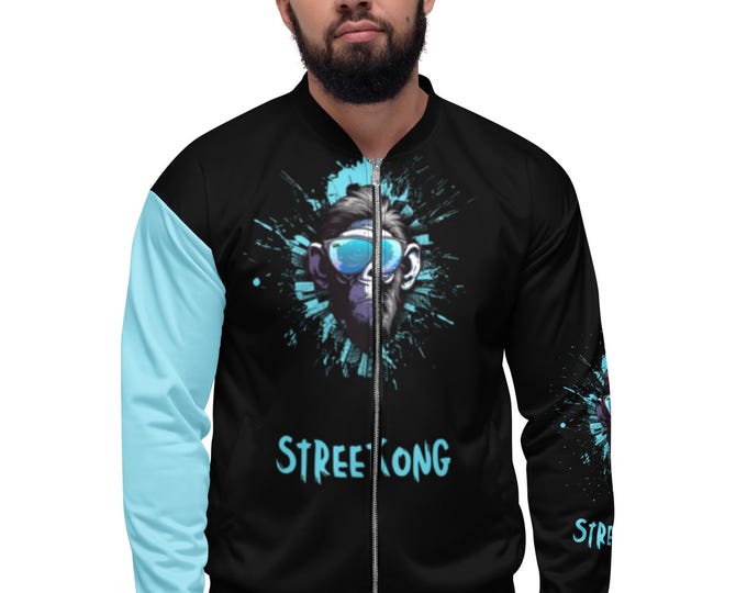 Street Kong Graphic Bomber - Hip Hop Style Jacket statement piece