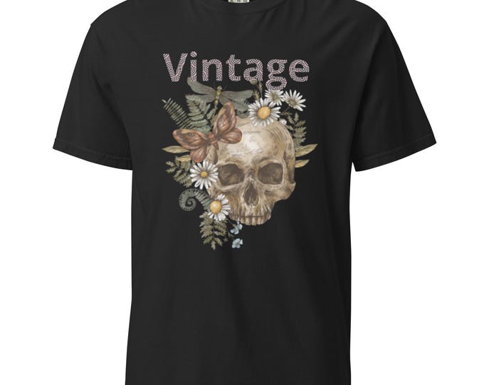 Vintage Unisex Garment-Dyed Heavyweight T-Shirt in Retro Colors
