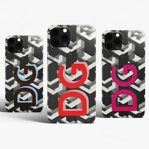 Personalized Monogram Phone Case: iPhone, Samsung & Pixel | Geometric Custom Initials (MagSafe Available)
💎 Your phone is part of your everyday life — make it yours.
This personalized monogram phone case features a bold geometric pattern and customizable initials designed to stand out. Inspired by modern luxury patterns, it brings a designer-style identity to something you carry every day.