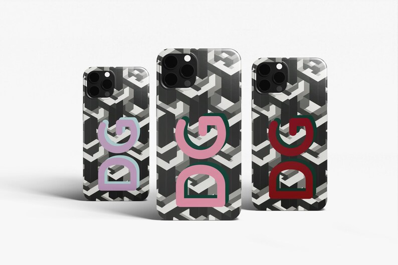 Personalized Monogram Phone Case: iPhone, Samsung & Pixel | Geometric Custom Initials (MagSafe Available)
💎 Your phone is part of your everyday life — make it yours.
This personalized monogram phone case features a bold geometric pattern and customizable initials designed to stand out. Inspired by modern luxury patterns, it brings a designer-style identity to something you carry every day.