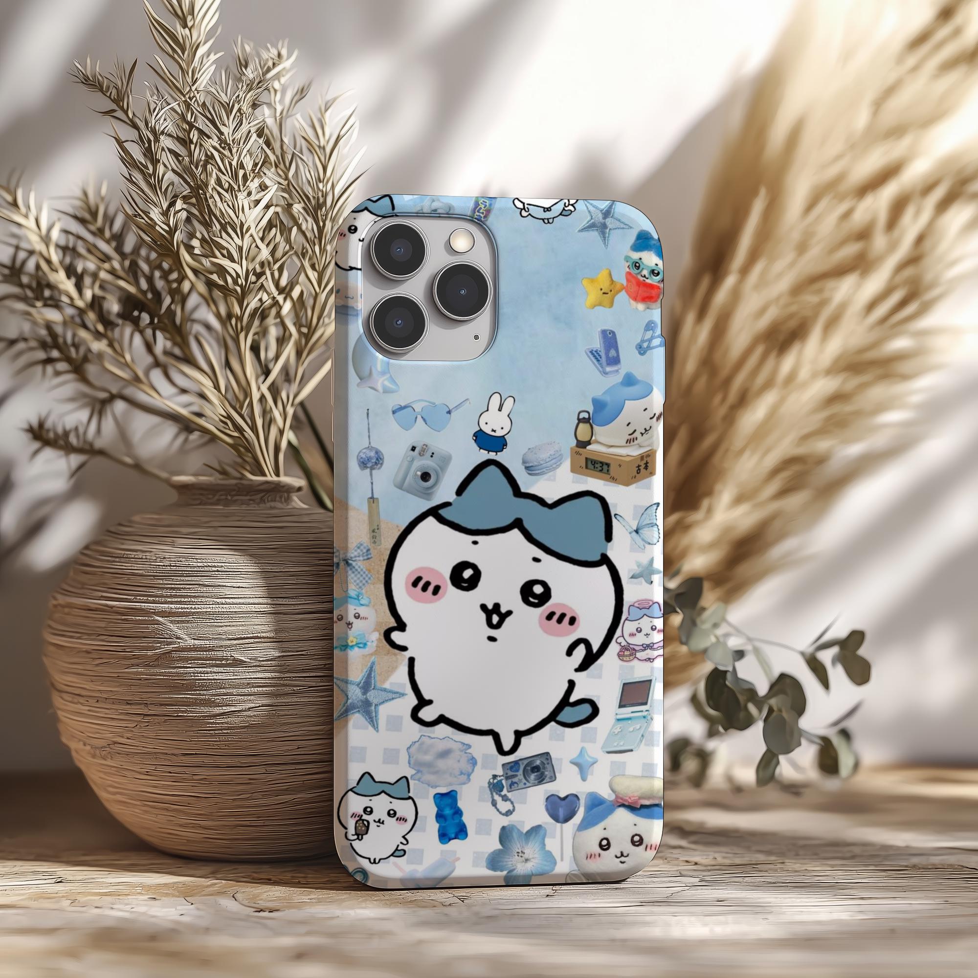 Chiikawa Collage Phone Case: Kawaii Anime Phone Cover for Iphone