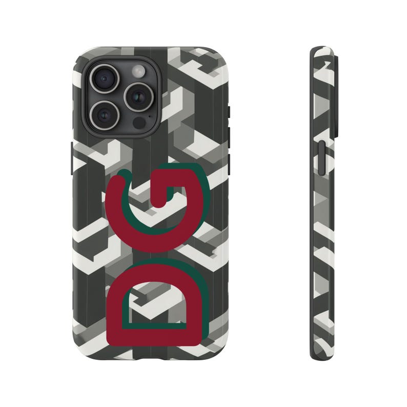 Personalized Monogram Phone Case: iPhone, Samsung & Pixel | Geometric Custom Initials (MagSafe Available)
💎 Your phone is part of your everyday life — make it yours.
This personalized monogram phone case features a bold geometric pattern and customizable initials designed to stand out. Inspired by modern luxury patterns, it brings a designer-style identity to something you carry every day.