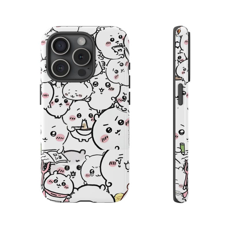 Chiikawa Collage Tough Phone Case, Kawaii Anime Style for iPhone, Samsung & Pixel image 6
