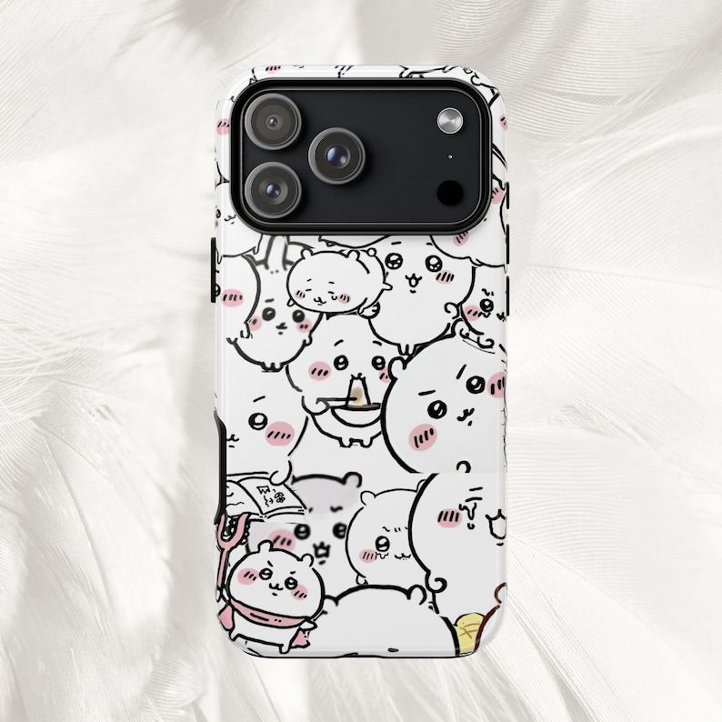 Chiikawa Collage Tough Phone Case, Kawaii Anime Style for iPhone, Samsung & Pixel image 5