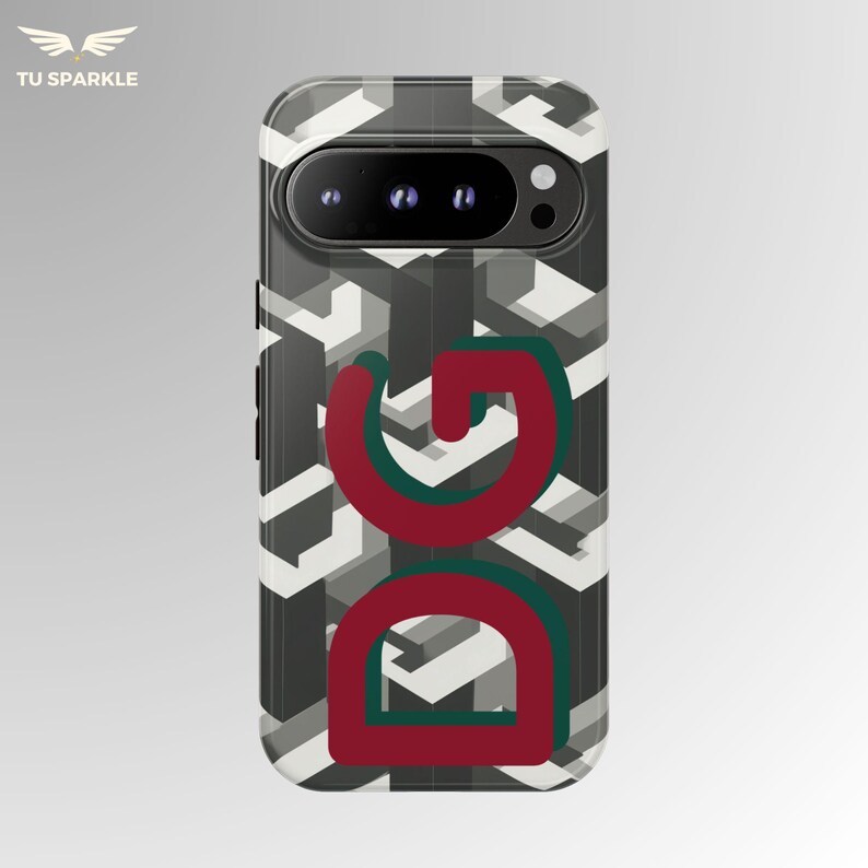 Personalized Monogram Phone Case: iPhone, Samsung & Pixel | Geometric Custom Initials (MagSafe Available)
💎 Your phone is part of your everyday life — make it yours.
This personalized monogram phone case features a bold geometric pattern and customizable initials designed to stand out. Inspired by modern luxury patterns, it brings a designer-style identity to something you carry every day.