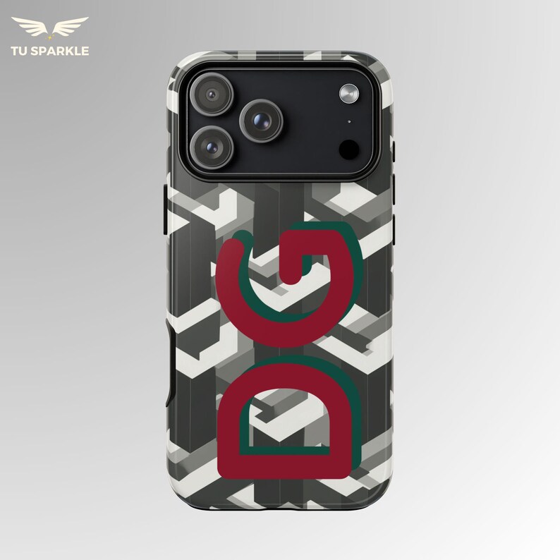 Personalized Monogram Phone Case: iPhone, Samsung & Pixel | Geometric Custom Initials (MagSafe Available)
💎 Your phone is part of your everyday life — make it yours.
This personalized monogram phone case features a bold geometric pattern and customizable initials designed to stand out. Inspired by modern luxury patterns, it brings a designer-style identity to something you carry every day.