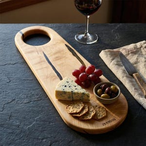 Huon Pine Charcuterie Board | Black Resin Inlay, Luxury Serving Tray