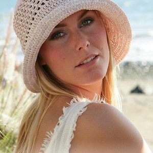 crocheted summer hat sun hat desired size desired color