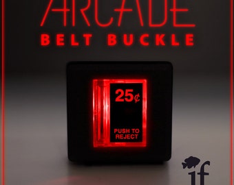 Arcade Belt Buckle... that lights up