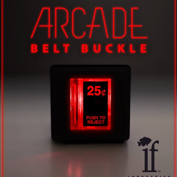 Arcade Belt Buckle... that lights up