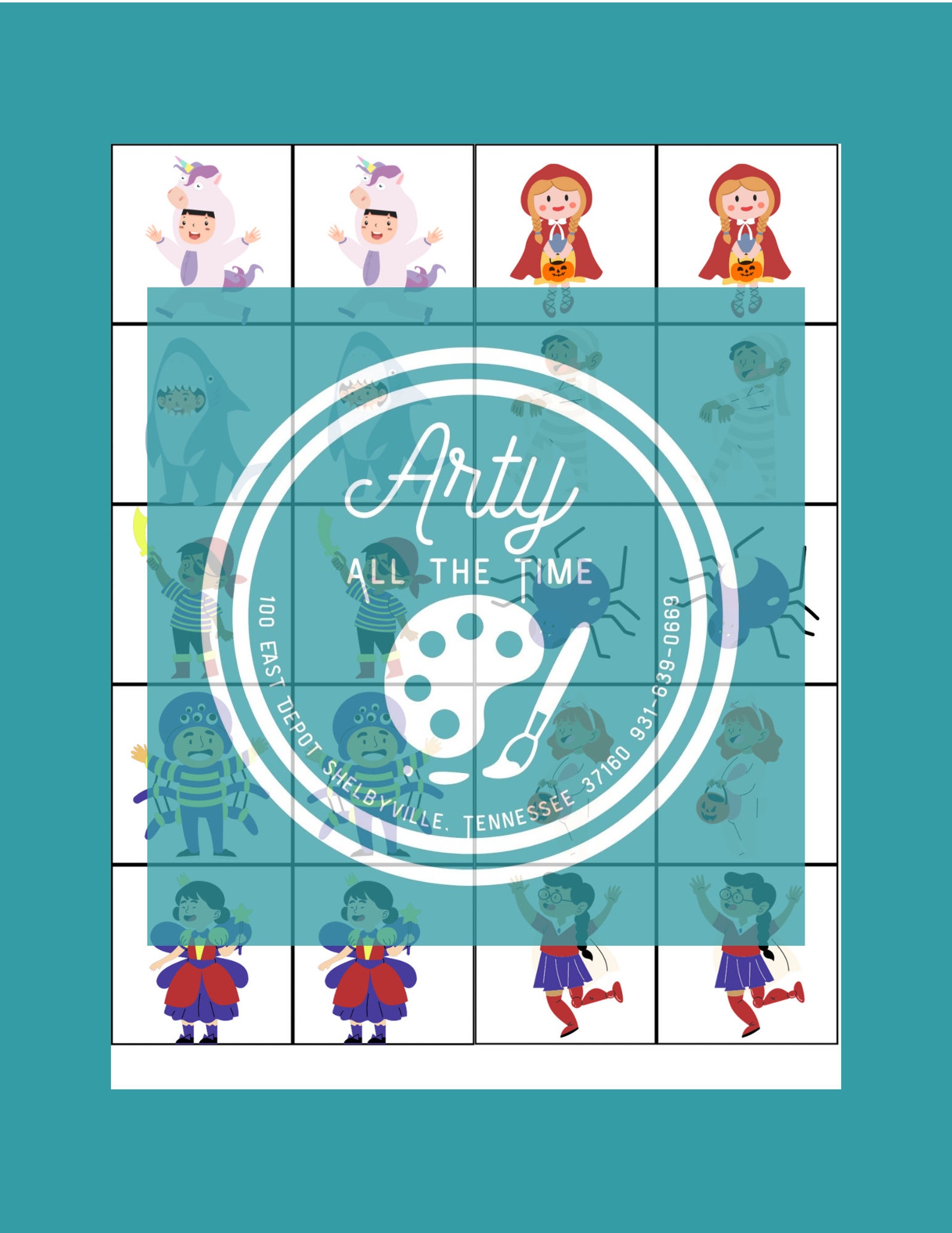 Diy memory game for children digital download memorization game