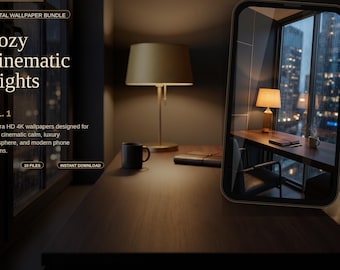 Sfondi per cellulari "Notti cinematografiche accoglienti" / Pacchetto 4K Ultra HD (Download digitale)