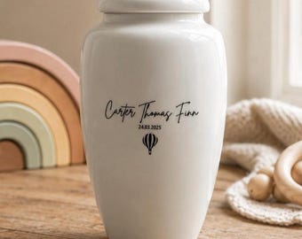 Medium Baby Loss Urn | Personalized Keepsake for Ashes | Infant Memorial