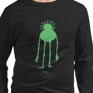Tall man Unisex Long Sleeve Tee, graffiti, street art, streetwear, ogarth, designer, skater, skateboard style