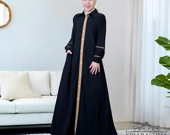 Hilya Plain Casual Gamis Dress, Comfortable to Wear, Muslimah fashion, Muslim Women, Women Dress, Gamis, Islamic Dress